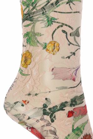 Floral lace tights, zdjęcie 2 Floral lace tights od Gucci